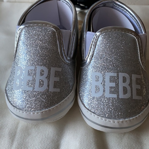Bebe baby moccasins style of shoe. - Picture 2 of 7